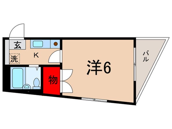 ア－ガス芝崎の物件間取画像